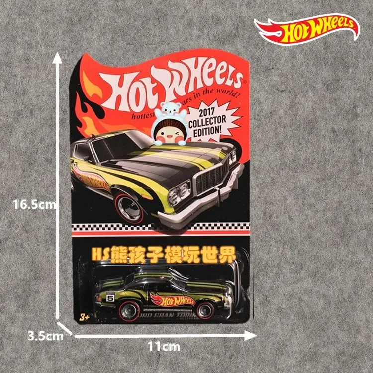 New Hot Wheels 1/64 Car Model 2017 Collector Edition Red Line 1987 Toyota Pickup Collectible Room Ornament Boy Toy Birthday Gift view 3