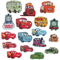 cars cartoon animation embroidered clothes stickers ironing clothing iron patch sewing decorative patches