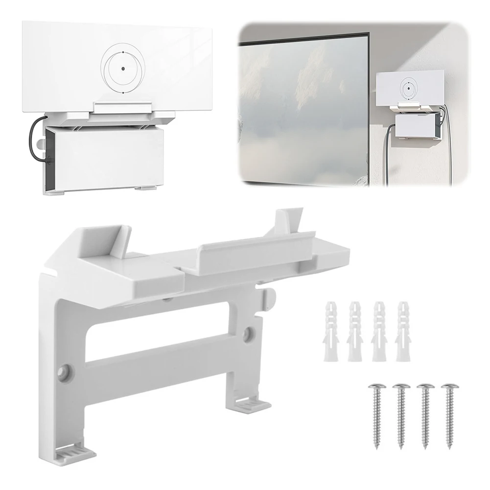

For Starlink Gen 3 Router Mount Power Supply Brackets Holder 2 in 1 Wall Mount Space Saving Satellite Internet Kit