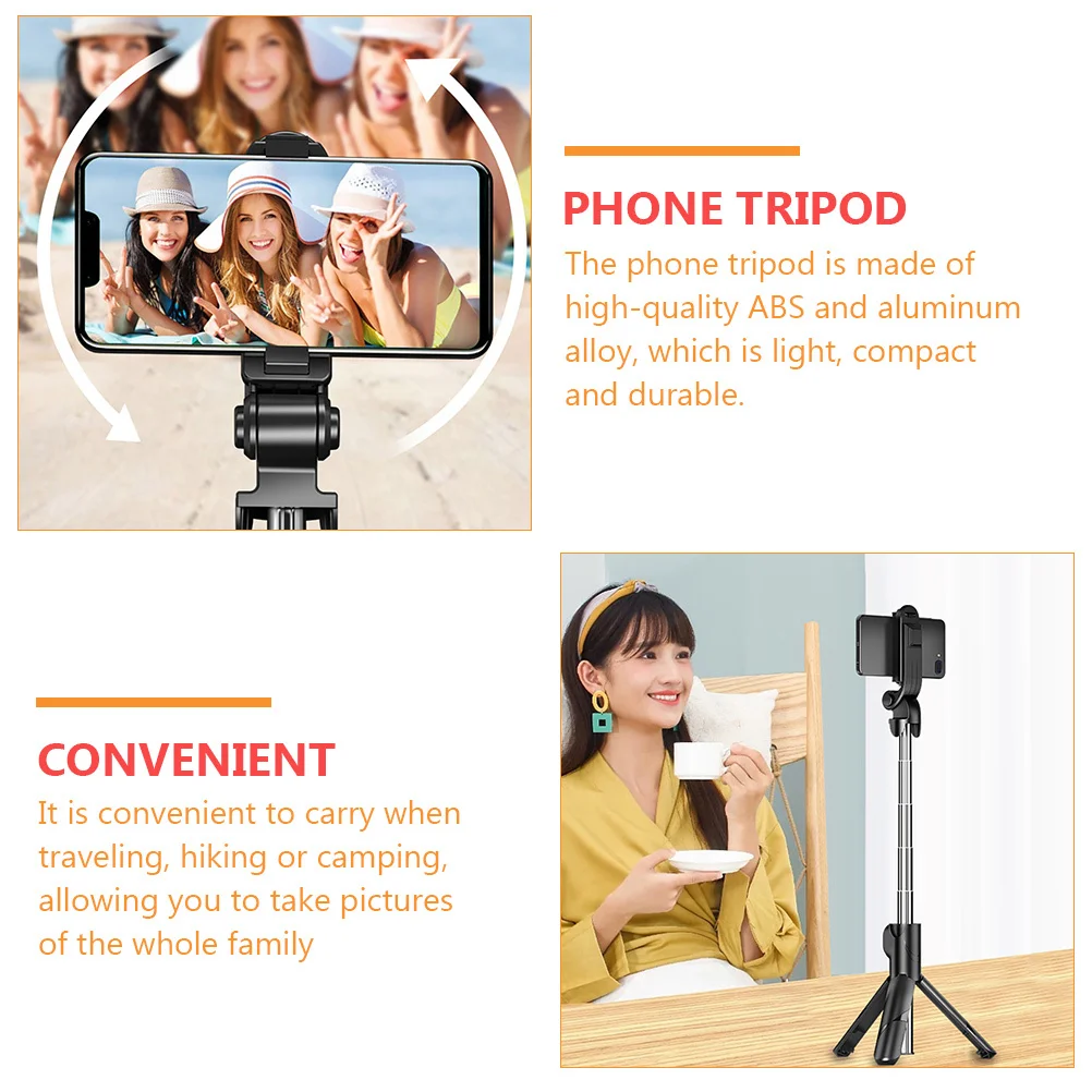 ขาตั้งโทรศัพท์มือถือ 1 ชิ้น ขาตั้งแบบพับได้ ความมั่นคงแข็งแรง รองรับน้ำหนักได้ดี ดีไซน์แบบยืดหดได้ พกพาสะดวกสำหรับการถ่ายทอดสด