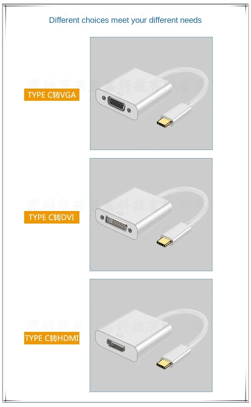 

USB-C To HDMI Adapter - Type C To HDMI Converter for MacBook Pro, 1080P Supported