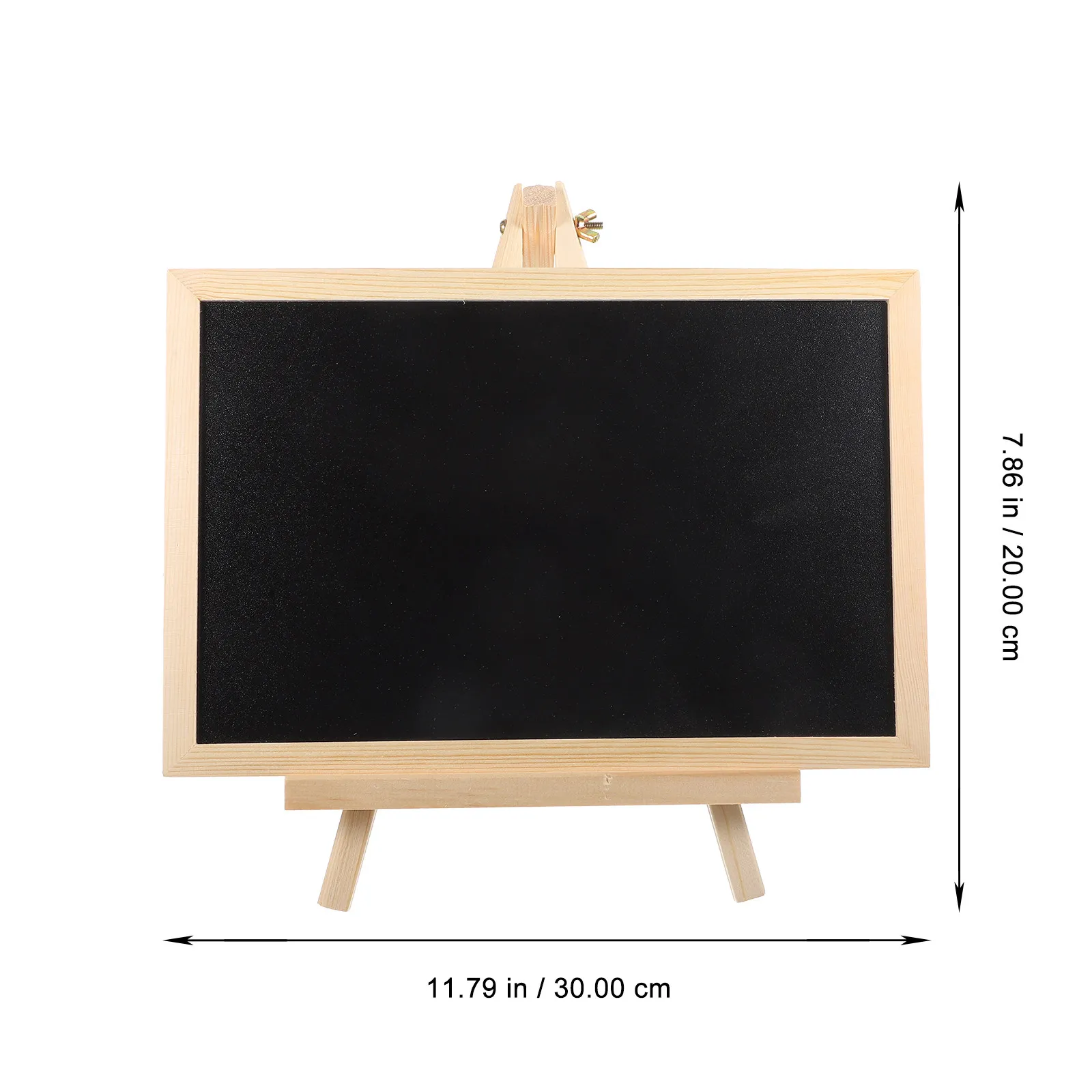 Wooden Mini Chalkboard for Writing Painting Recording Standing Blackboard Message Board Multi-Function Desktop Sign Home