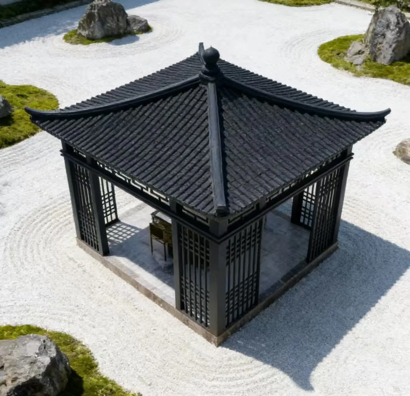 Aluminum Structure Pavilion And Sunroom For Garden Use Waterproof Expandable Design