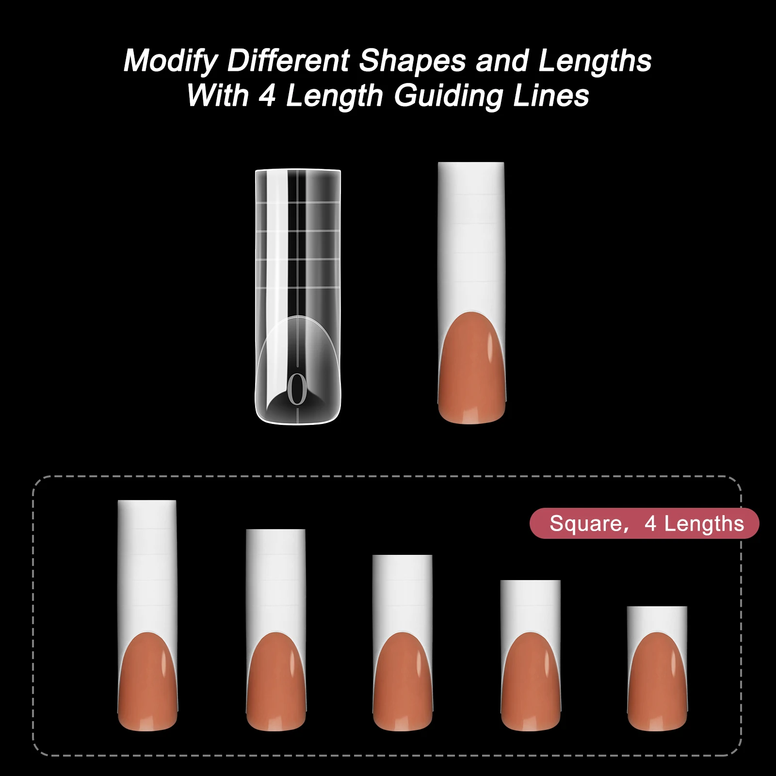 TP 150 unids/caja formas de uñas duales extensión de uñas acrílicas francesas molde de Gel de construcción rápida forma superior de uñas reutilizable herramienta de manicura de 15 tamaños