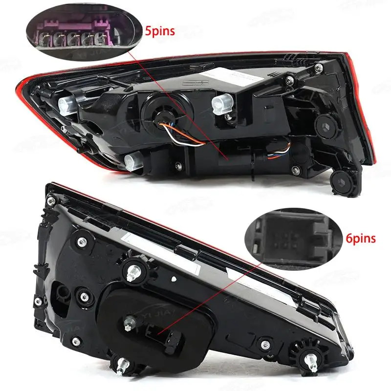 Tail Lamp Turn Signal Reversing Lamp LED Taillight Assembly For Audi A4 A4L B9 2016 2017-2019 Tail Lamp Stop Lamp image 3