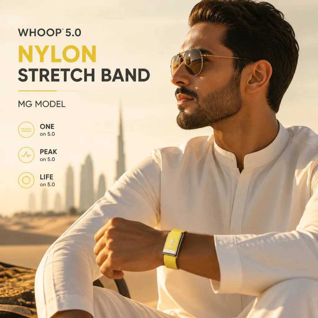 For WHOOP 5.0 Airplane Print Nylon Woven Stretch Band Sport Replacement Wrist Strap Metal Frame Fitness Tracker Accessory