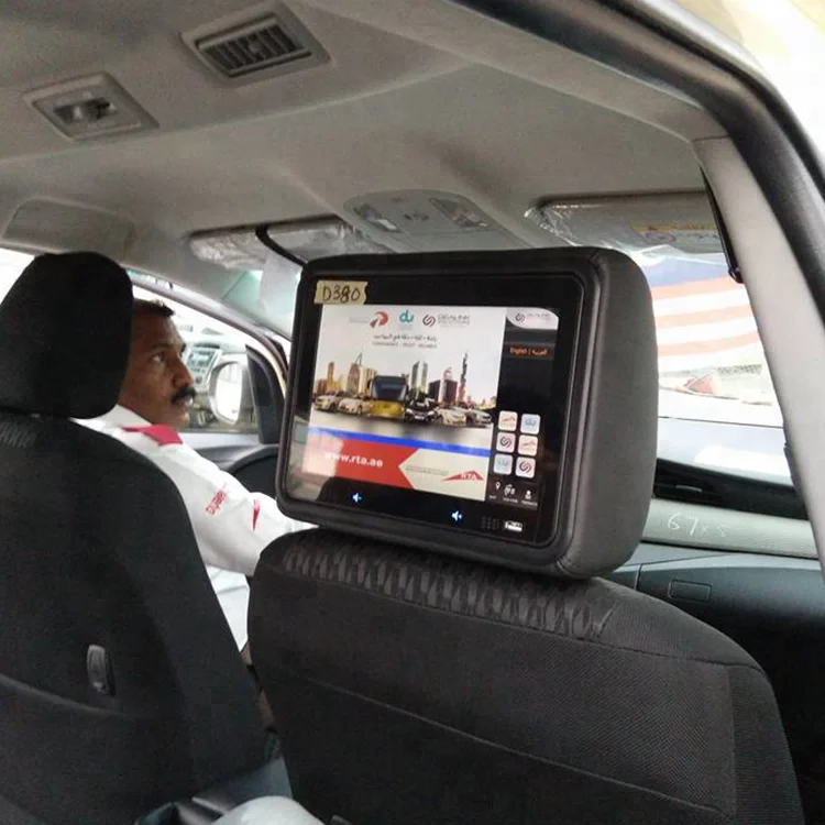 Low Price Sale 10INCH Car Screen Touch Wifi HD Android Advertising Advertising Rear Seat Display TV Car Headrest Monitor Taxi view 2