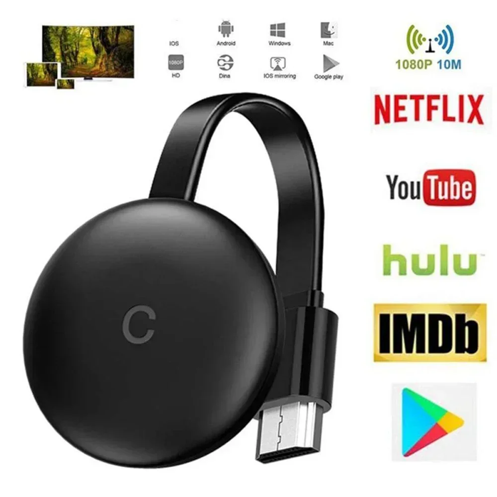 5G/2.4G اللاسلكية واي فاي عرض دونغل شاشة النسخ المتطابق 1080P HD TV G12 TV Stick ل Chromecast 4K HD HDMI-متوافق مع مشغل الوسائط