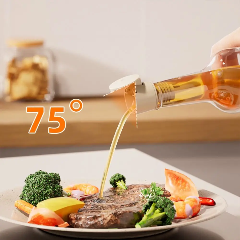 Automatic Opening Oil Bottle Stopper Seal Leak-proof Gravity Induction Oil Nozzle Dispenser Kitchen Accessory Olive Oil Spray