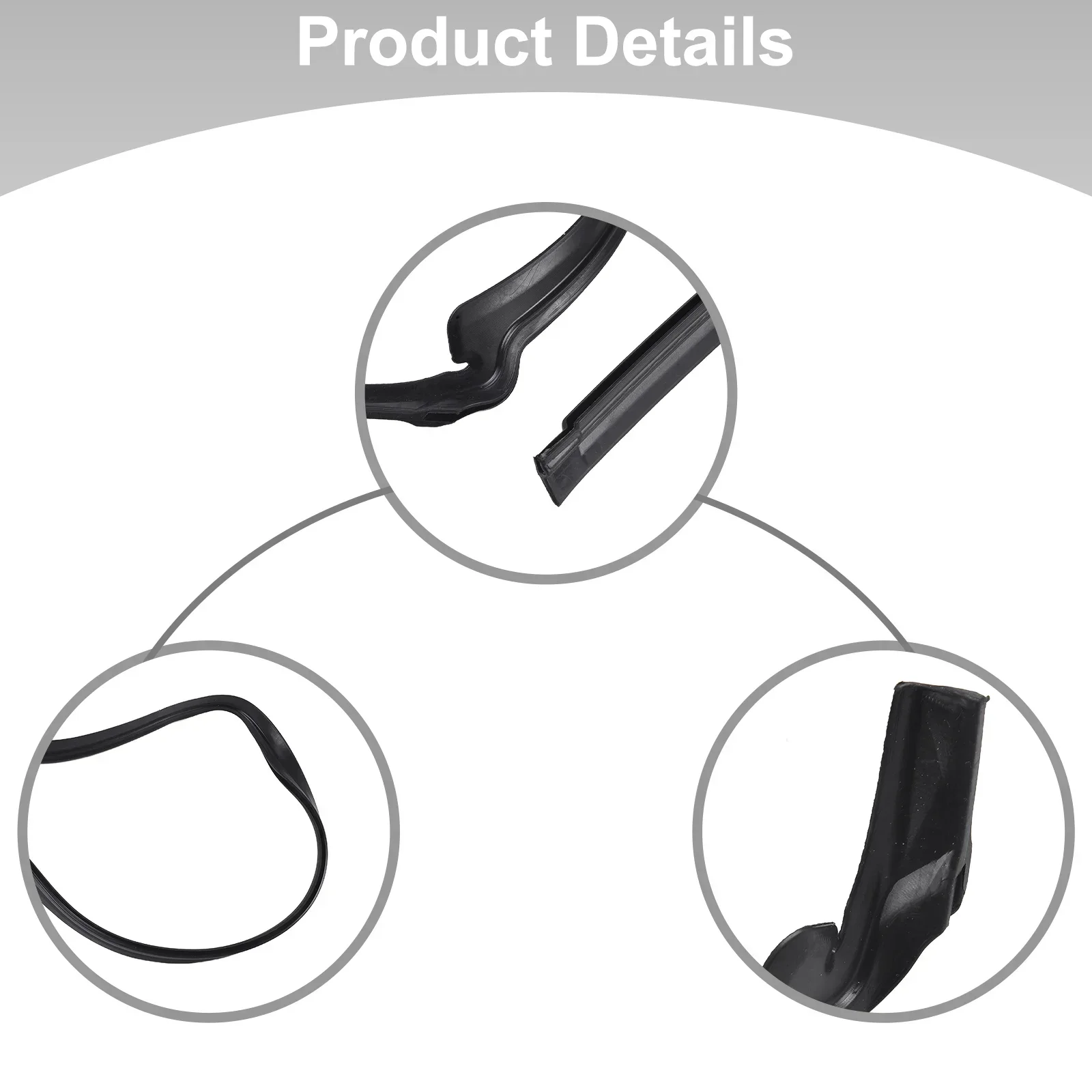 

Windshield Wiper Cowl Seal Car Exterior Accessories 1Pair 2pcs Replacement Rubber For MINI R55 High Quality Brand New