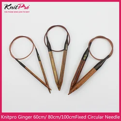 1 piece Knitpro Ginger 60cm/ 80 cm /100cm Fixed Circular Needle