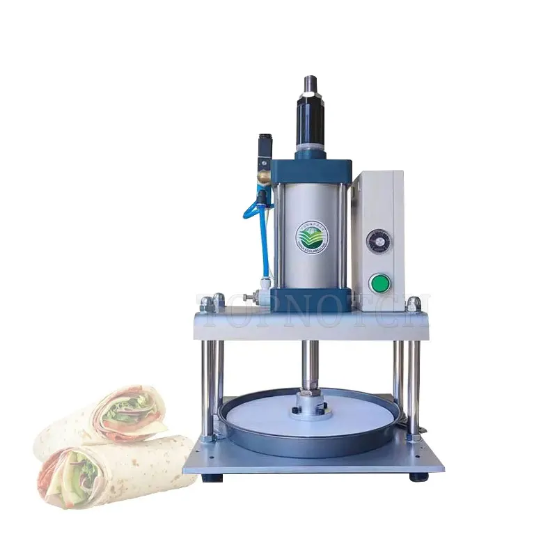 

Desktop Dough Rounding Machine Pizza Bread Pancake Press Commercial Pneumatic Cake Flattening Press