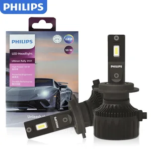 Philips H4 H7 LED Ultinon Rally 3551 Auto -Scheinwerfer H11 HB3 HB4 HIR2 6500K Weiß 9005 9006 9012 Light 100W 9000 lm helle Leistung 10 Hauptverkauf Leuchtturm Moto Rally - №10
