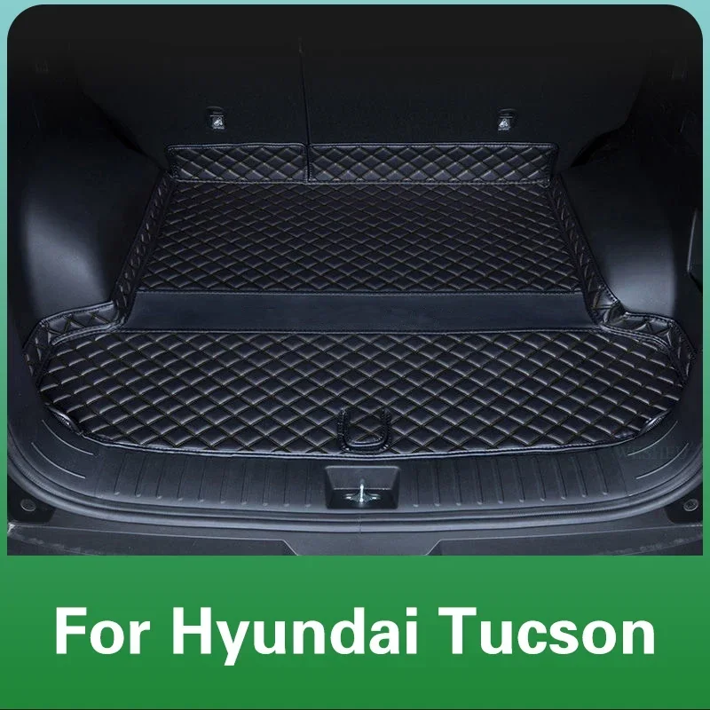 Custom Trunk Mat Leather Waterproof Main Pad Interior Modification Accessories For Hyundai Tucson NX4 N Line 2026 2027