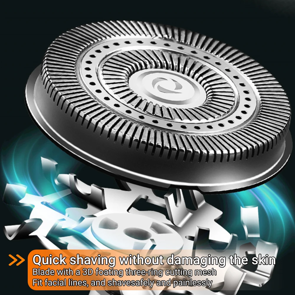 ماكينة حلاقة كهربائية صغيرة للرجال قابلة لإعادة الشحن من النوع c لشحن السيارة، شاشة رقمية LED محمولة، ماكينة حلاقة رطبة وجافة للرجال والنساء، ماكينة حلاقة منزلية