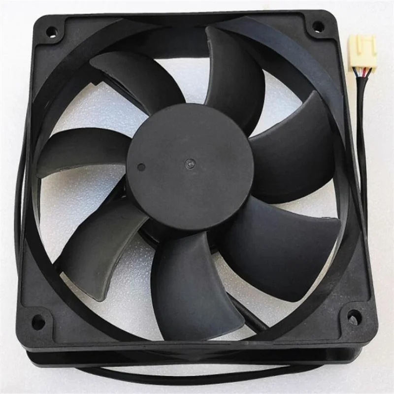 Atacado: novo ventilador de controle de temperatura de 4 fios ADDA 12025 12CM AD1212UB-A7BGL 0,50A bola dupla
