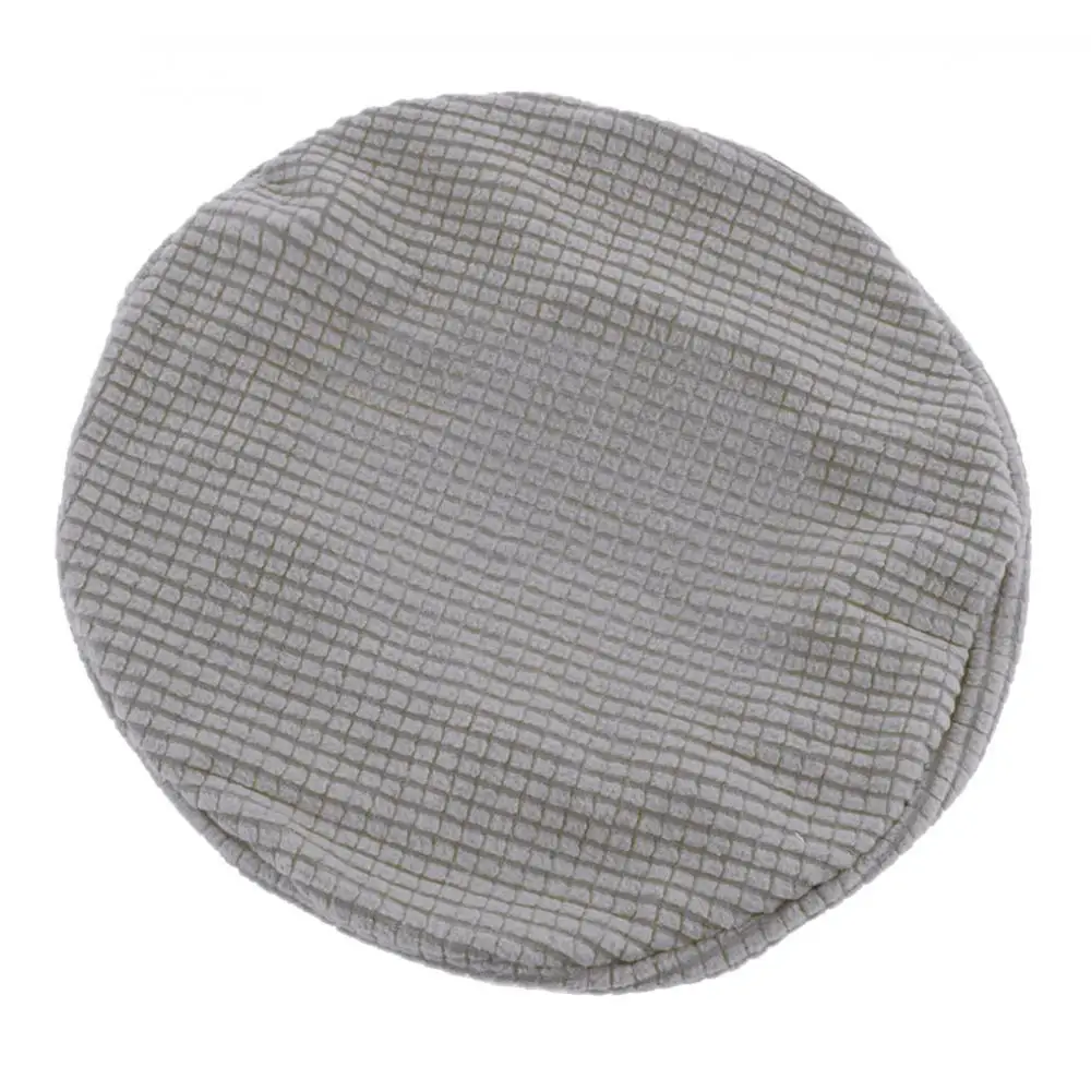 Bar Stool Pad Anti Dust Chair Slipcover Stretch Protector for Modern Home Counter Stools Gray Design