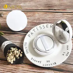 Cream Container Dressing Case with Air Cushion Sponge Powder Puff and Mirror Travel Kit 15ml Empty DIY Air Cushion Puff Box BB