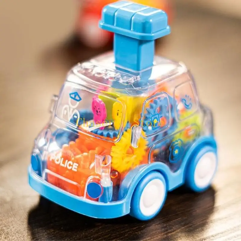 E7ce kinderen transparante versnellingsspeelgoed cultiveren creativiteit en handoogcoördinatie