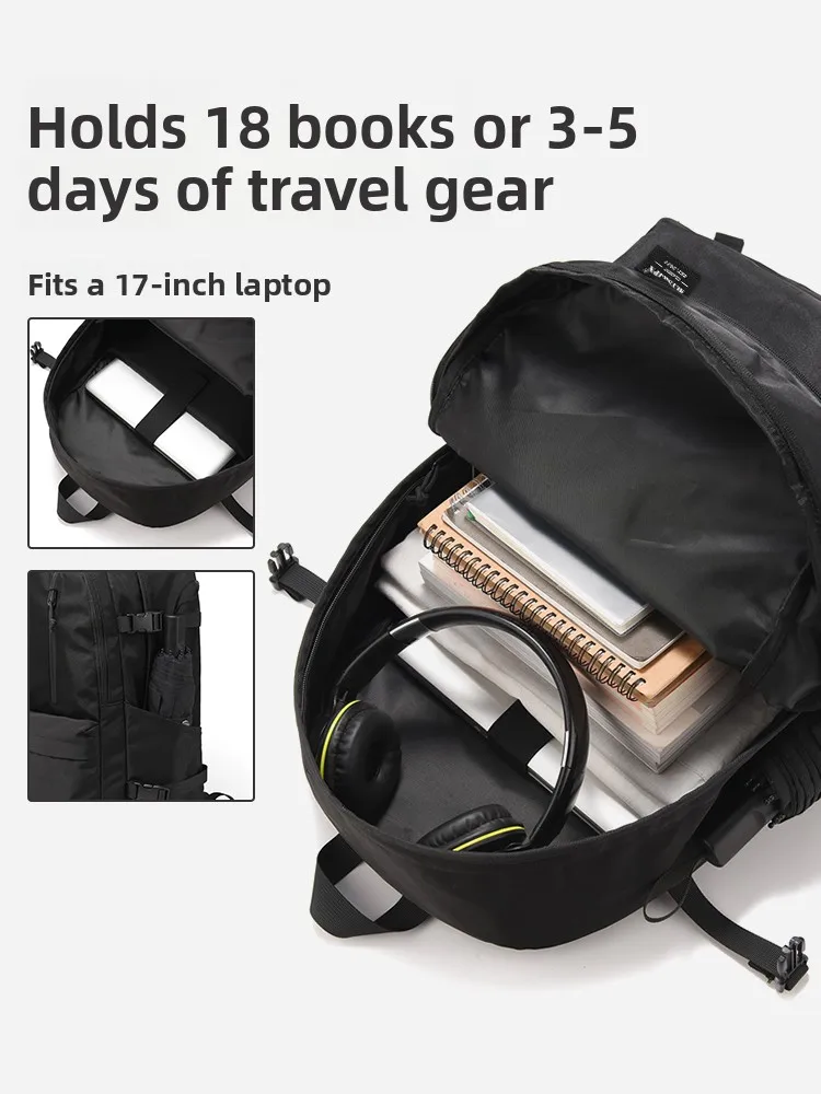 

ex Travel Panger School Bag Сумка с двойным плечом для младших и старшеклассников Водонепроницаемая ткань из бычьей ткани Ba...