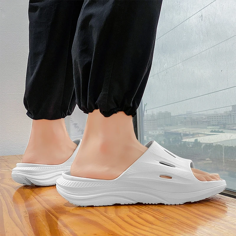 New Summer Sneaker Slippers for Women Men Thick Bottom Platform Slides Soft Hollow Unisex Sports Sandals Casual Beach Shoes