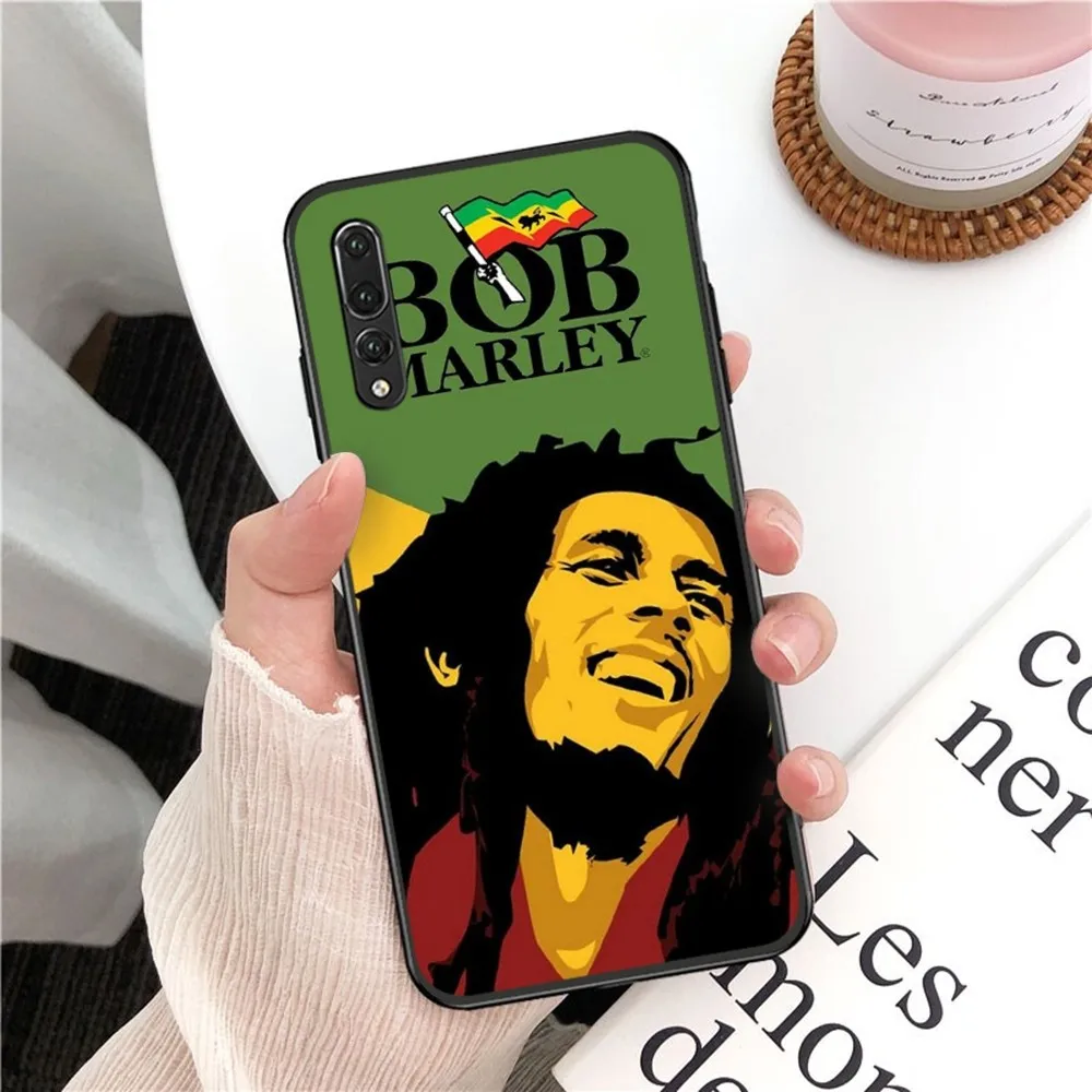 Bob Marley Rasta Lion Phone Case For Huawei P 8 9 10 20 30 40 50 Pro Lite Psmart Honor 10 Lite 70 Mate 20lite