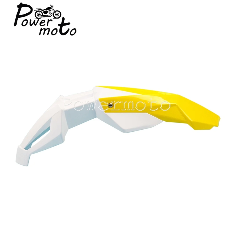 Yellow Motocross Front Splash Fender Universal Motocross Supermoto Mudguard Off-Road For Yamaha Suzuki DR650SE DRZ RMZ DR RM RMX