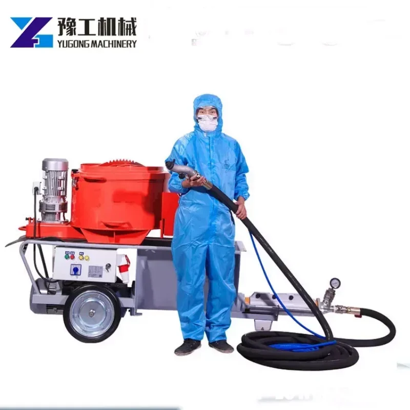 Hot Sale Concrete Mortar Sprayer Multifunctional Low Cost Spraying Plastering Machine Shotcrete Plaster Mortar Spraying Machine