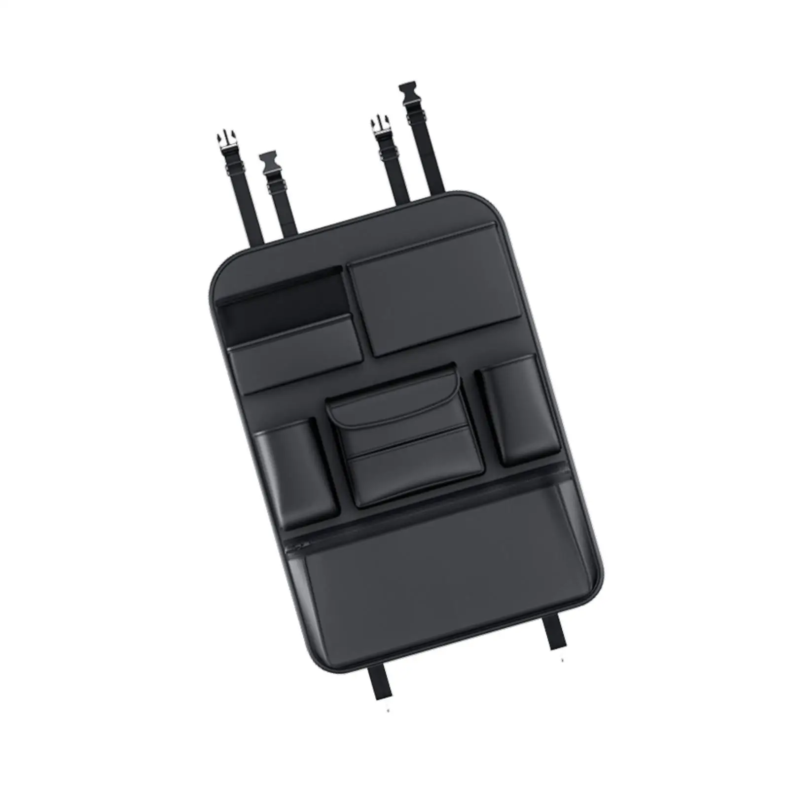 

Car Backseat Organizer Auto Road Trip Essential PU Leather Cargo Storage Bag