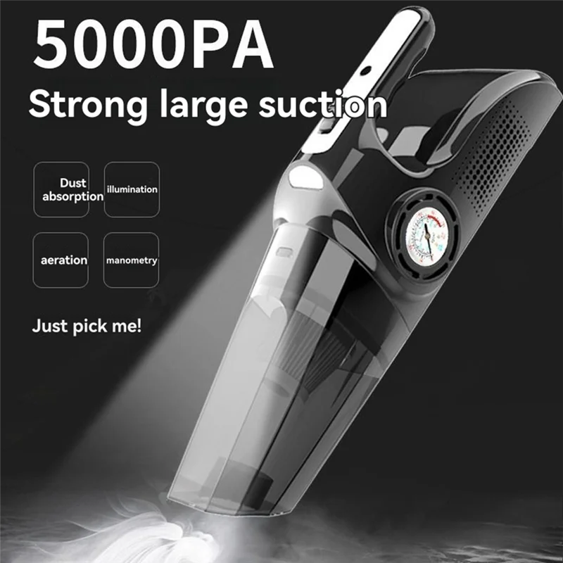 

ABWZ-5000PA Беспроводной автомобильный пылесос Ручной автоматический мини-пылесос Надувное освещение