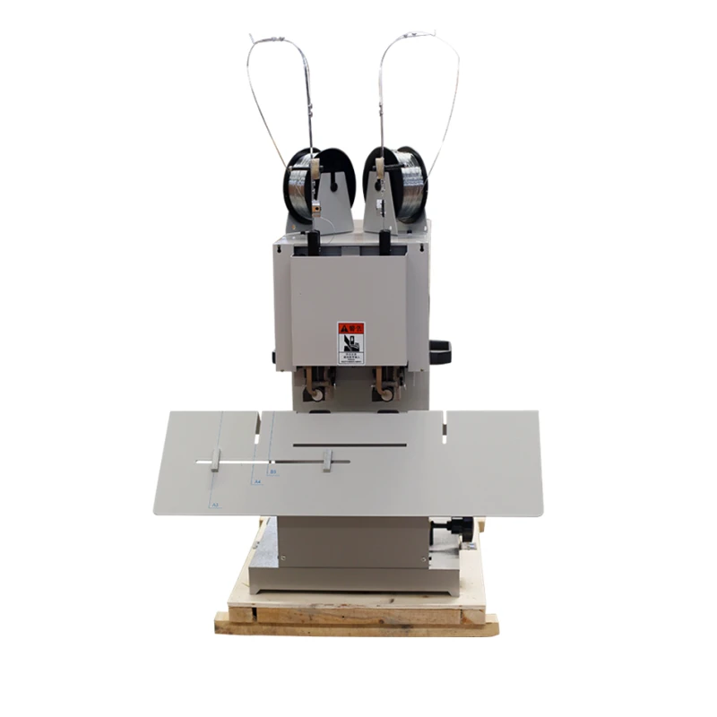 

DC-203 Double head electric wire binding machine Flat tack saddle tack dual purpose wire binding machine