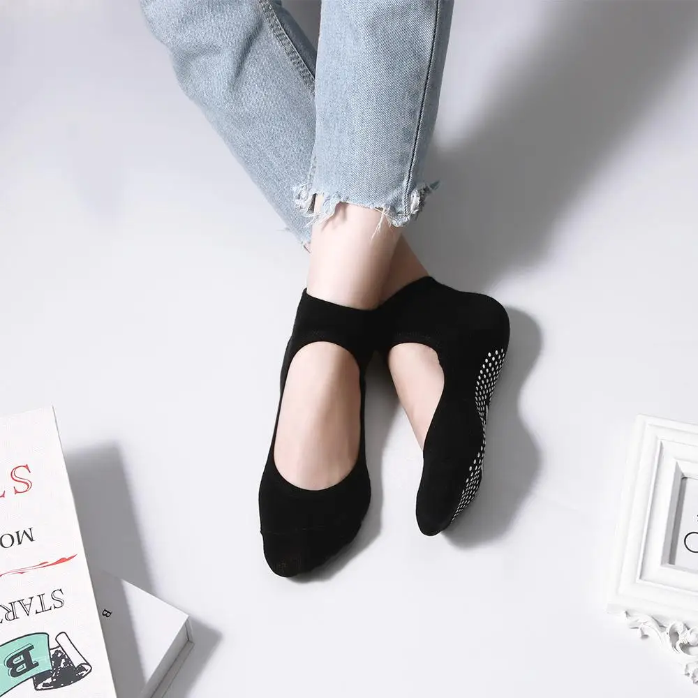 

Sports Floor Ladies Women Pilates Sport Dacing Wear-resisting Barre Yoga Socks Cotton Ballet