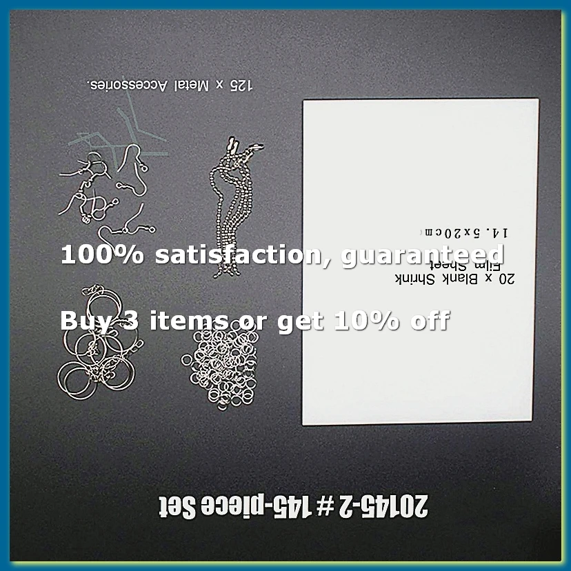 Shrinky Art Paper Heat Shrink Sheet Plastic Kit Hole Punch Keychains Pencils DIY Drawing-AD33