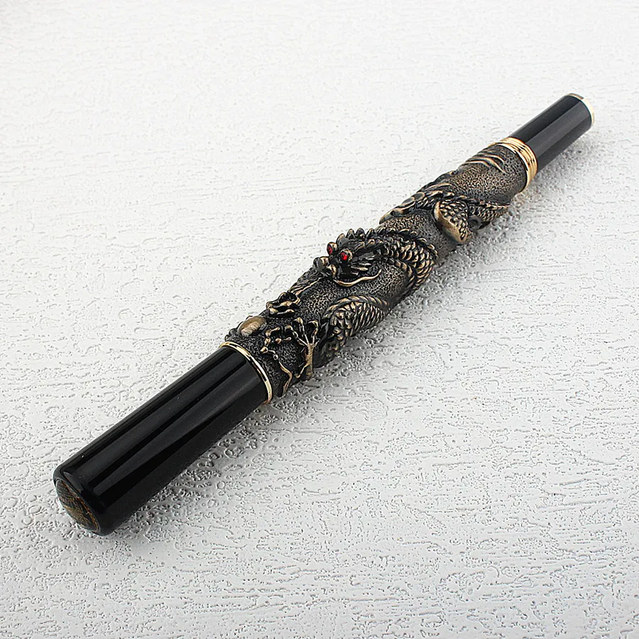 Jinhao Dragon High Quality Metal Roller Ball Pen Business Student Gift Ballpoint Pen Office School Supplies Stationary PK 9019