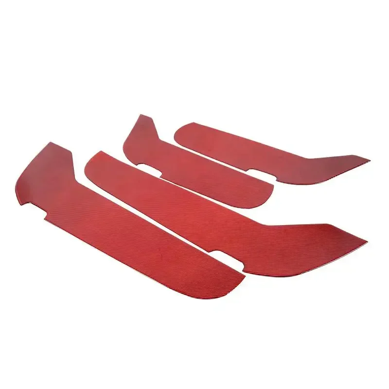 

Soft Carbon Fiber Car Door Anti-kick Panel Cover Trim Sticker Interior Car Accessories For Porsche Taycan 2019-2024