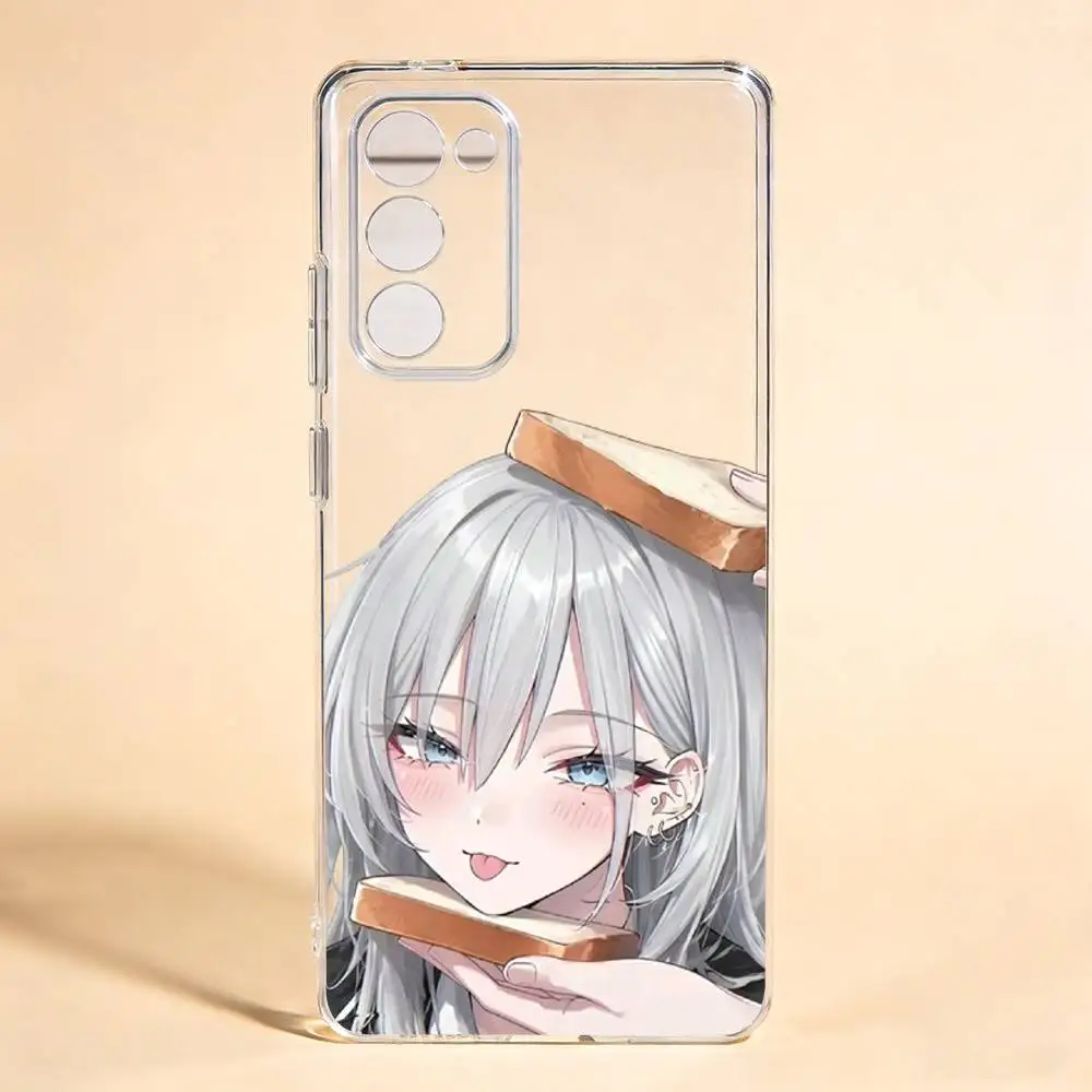 Haimiya-senpai wa Kowakute Kawaii Haimiya Mio  Phone Case For Samsung Galaxy S24 S25 S23 S22 S21Transparent Case Cover