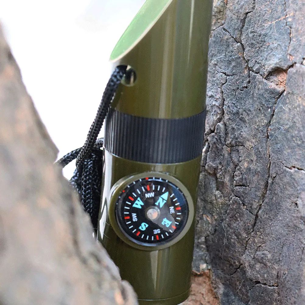 

2 Pcs Multifunctional Survival Whistle Outdoor Multi-function Blowout Emergency Multipurpose Sports Travel