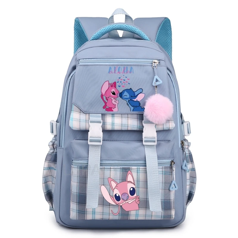 Lilo And Stitch Backpack Cartoon Sport Rucksack for Boy Girl Daily Bagpack Laptop Teens Travel School Knapsack