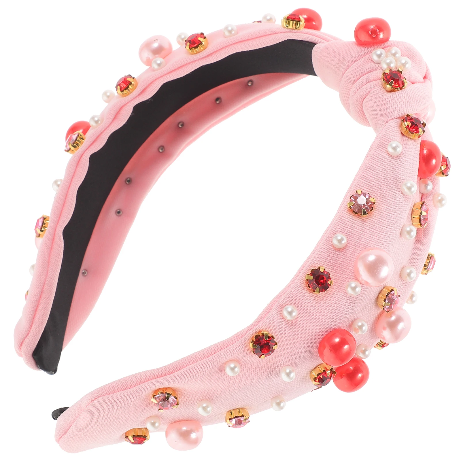 

Pearl Rhinestone Headb Decorative Hair Accessories Women Girls Rhinestone Headb Cloth Comfort Fit Fashion Hair