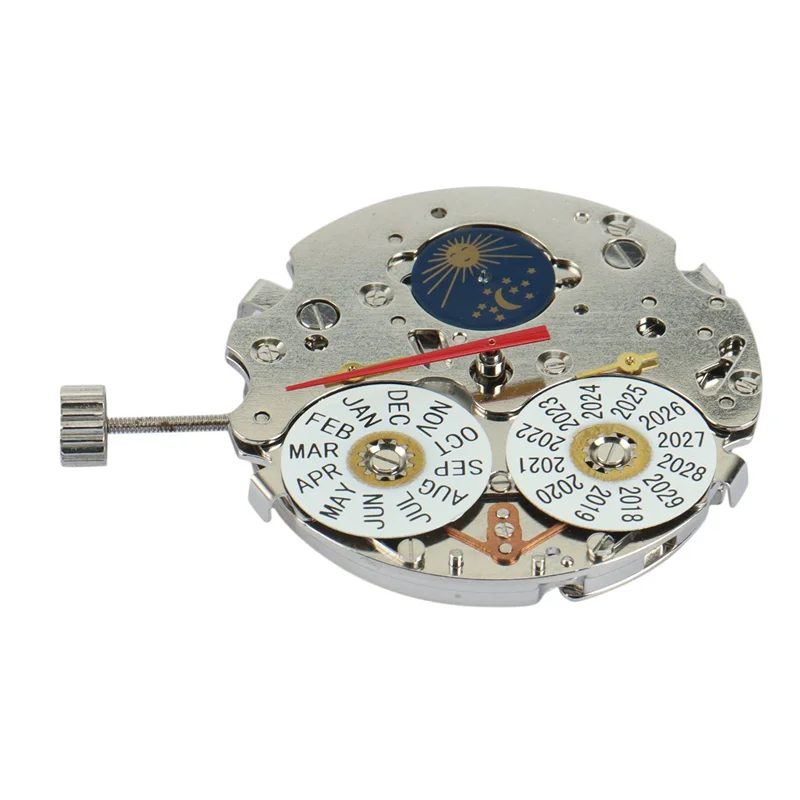ABVJ-2X Multifunctional Moon Phase Day Date Seagull ST1655 Automatic Mechanical Movement