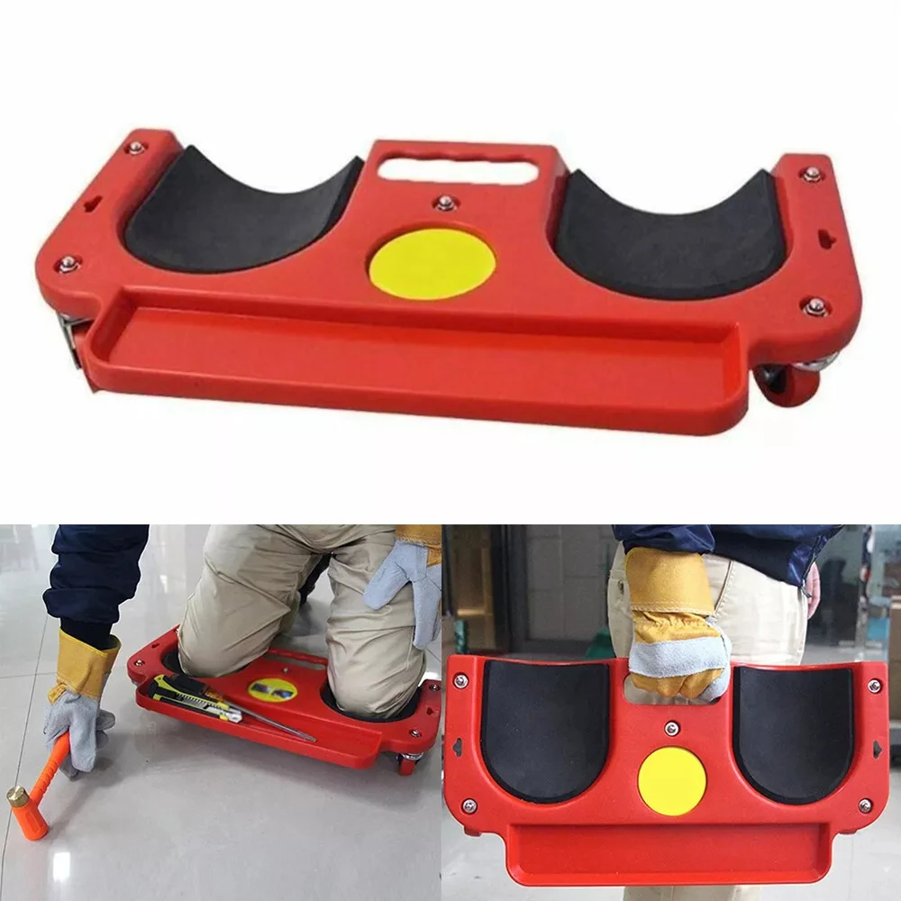 

Rolling Knee Pads with Wheels – Comfortable Creeper for Tile Flooring and Construction Projects