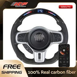 Carbon Fiber LED Steering Wheel for Mitsubishi Lancer Evolution X Evo 10 08-15 Improve Driving Experience