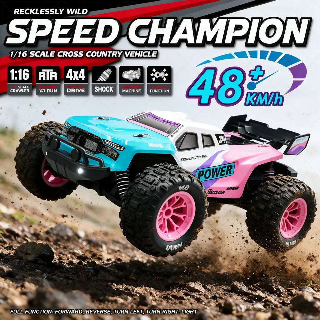 Rc Hobby Grade Truck - X025 RC 픽업 트럭, 1:16 스케일,