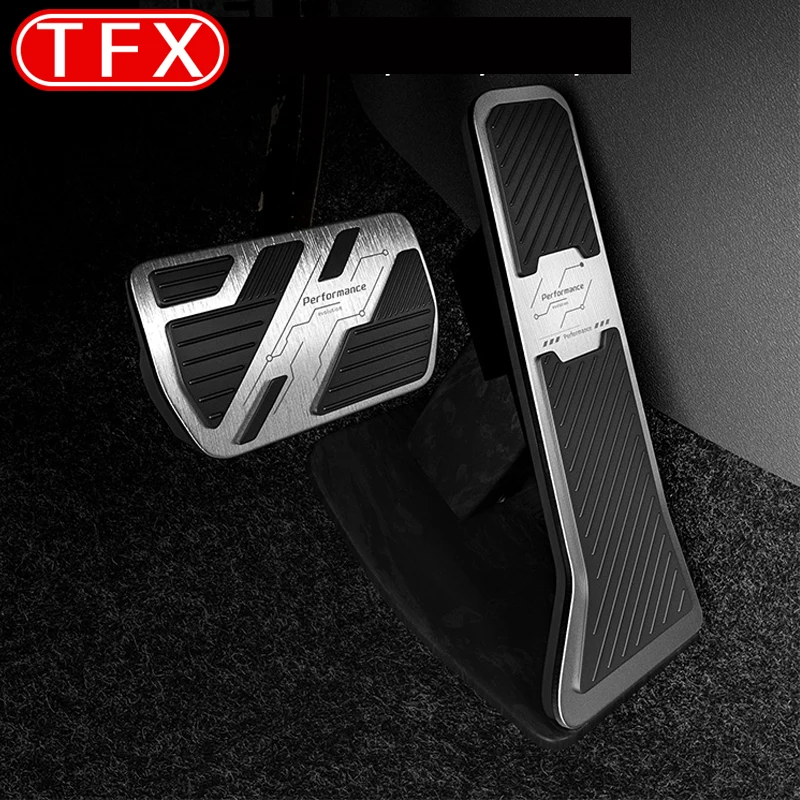 For Zeekr 7X 2024 2025 Car Styling Interior Gas Brake Panel Cover Sticker Aluminium Alloy Modification Auto Accessories