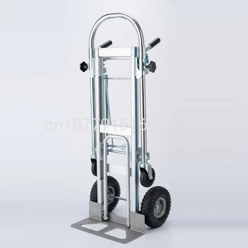 Uni-Silent 250kg Loading 3in1 Multi-function Aluminum Hand Truck Foldable Platform Hand Cart FHT250B