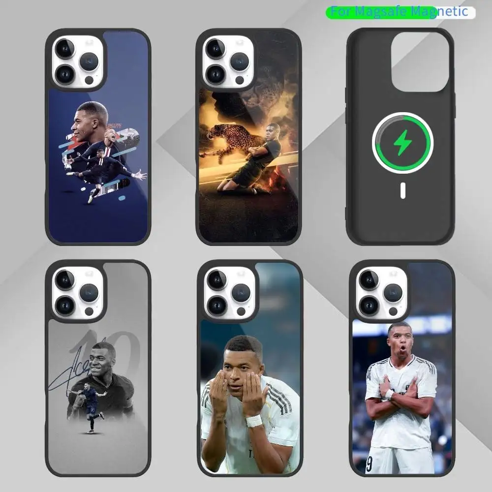 

Football Star Cool M-MbappeS-S Phone Case For iPhone 17,16,15,14,13,Pro,Max,Plus,Magnetic For Magsafe Wireless Charging