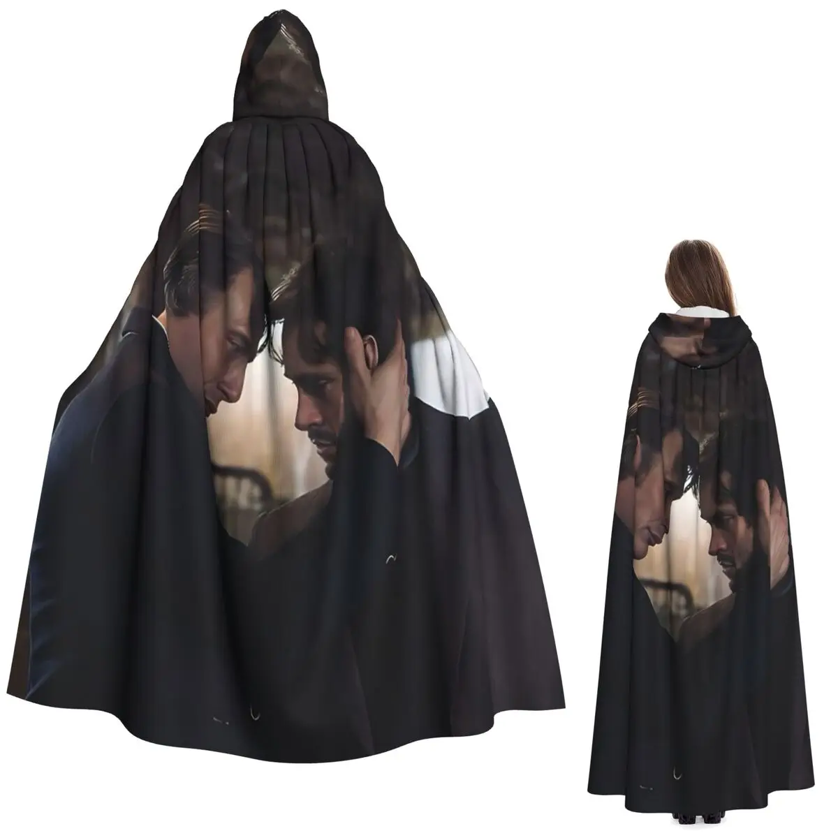 

Hannibal X Will Graham Decoration Horror Movie Long Hooded Cloak Witch Medieval Costume Cosplay Cape HalloweenParty Adult Unisex