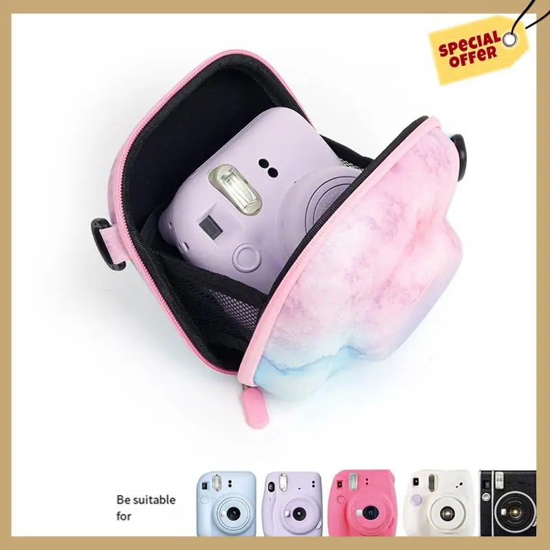 حقيبة كاميرا فورية لكاميرا Fujifilm Instax Mini 12/11/9/8/7/40 تحمل كاميرا مقاومة للصدمات EVA-WMAN
