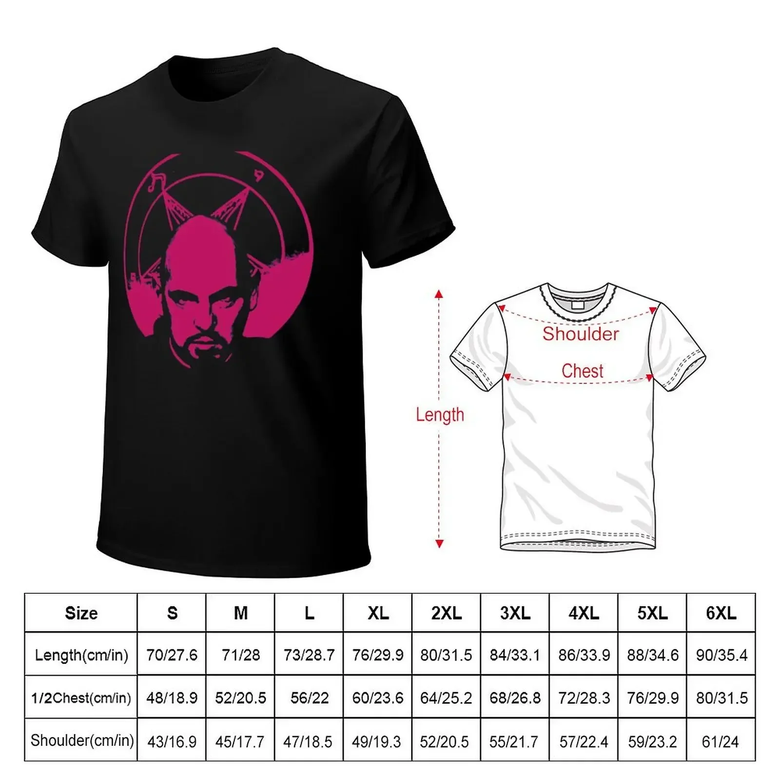 Anton Lavey T-Shirt Voor Een Jongen Anime Tshirt Grappige T-Shirts Voor Mannen