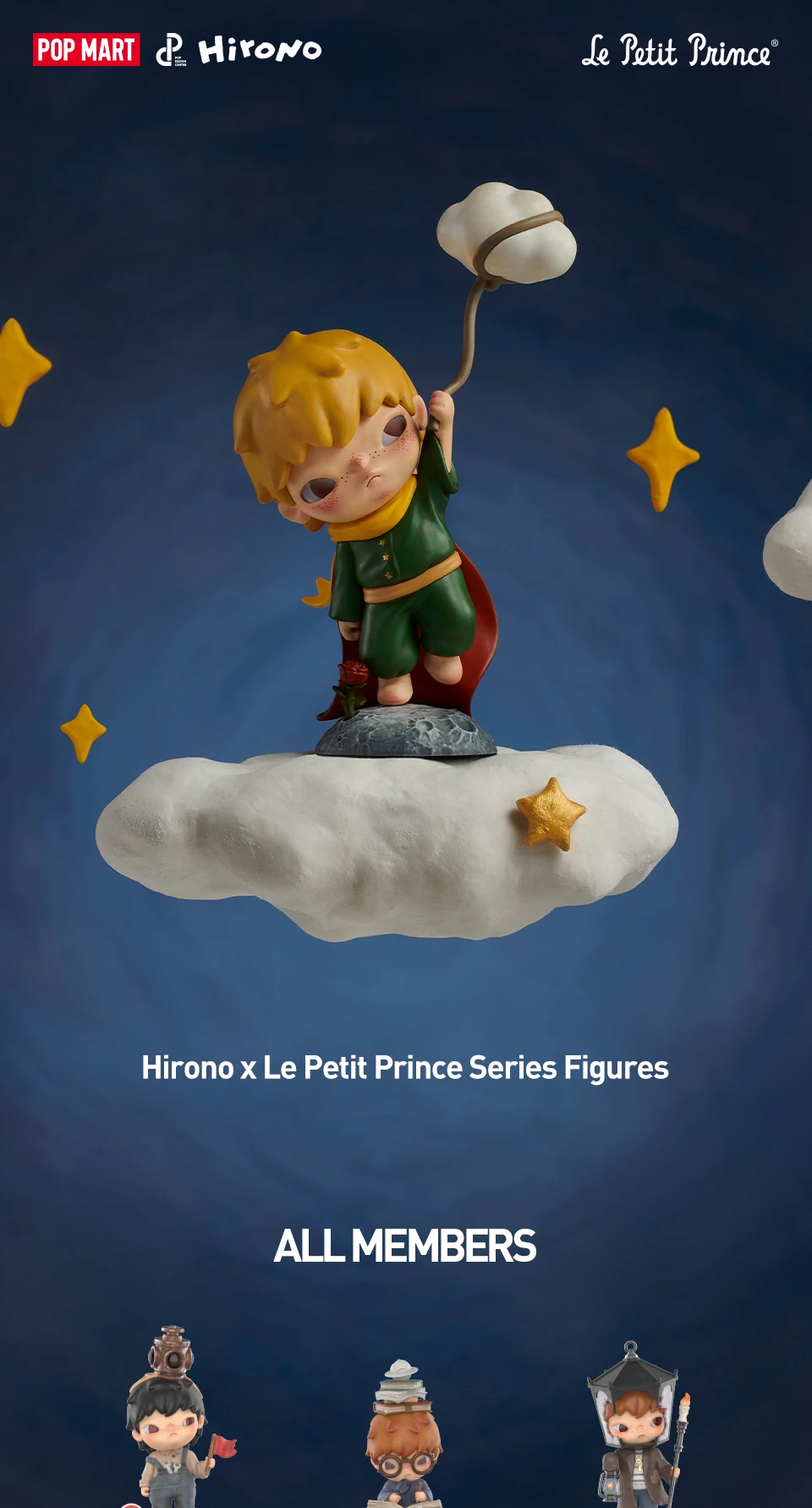 POP MART Hirono Harry Potter Hirono Le Petit Prince Serie Blind Box Spielzeug Mystery Box Überraschungs-Actionfigur Modell Geschenk – Detail 24